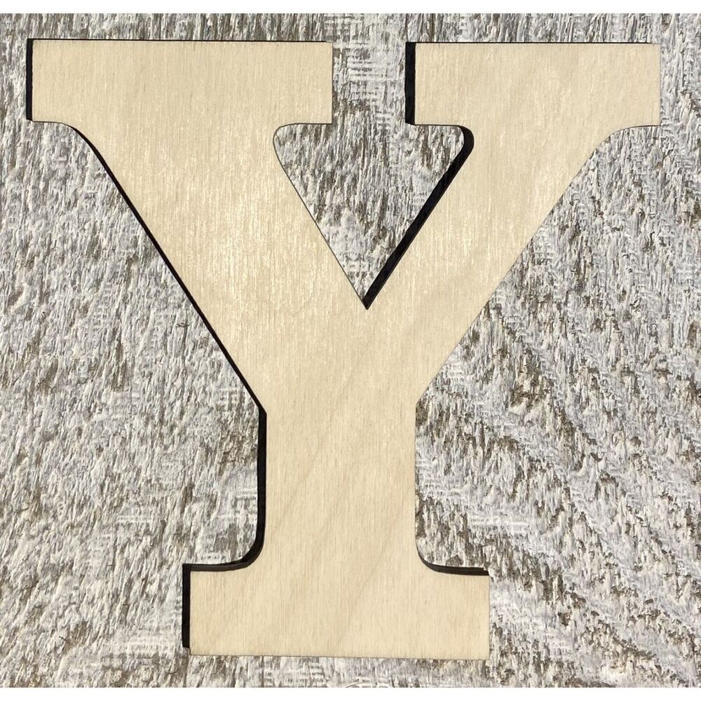 Wood Letter - 1/8" Plywood - 4" Tall - Y - PL01-802Y